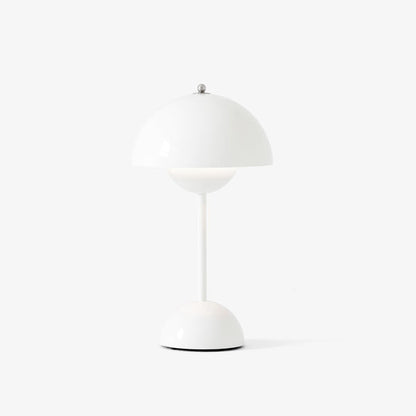 Dimmable LED Table Lamp with Battery – Mushroom Shape Design