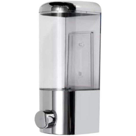 Wall-mounted soap dispenser chrome with pump function