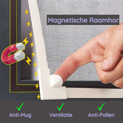 Magnetic Window Fly Screen Without Drilling