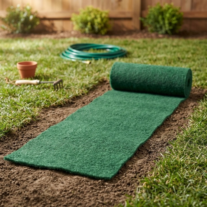 Bio lawn seed mat double pack – Simply unroll, water, and let grow (set of 2)