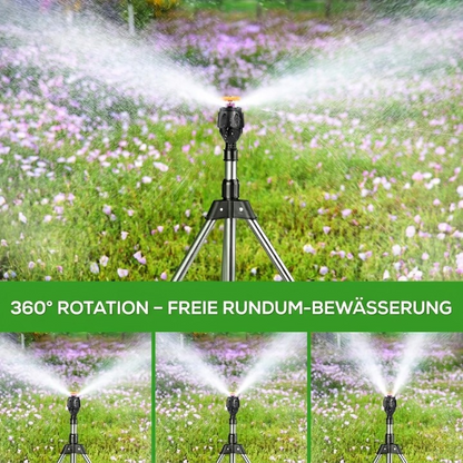 360° Lawn Sprinkler with Tripod – Evenly Water Large Areas