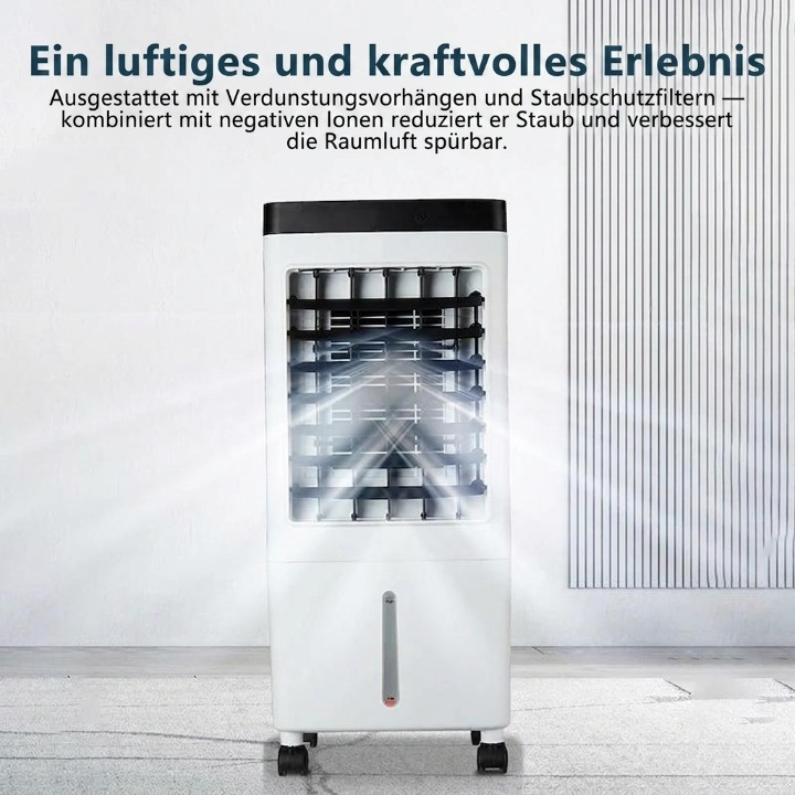 3-in-1 Air Cooler with 15L Water Tank — Cooling, Humidifying, Purifying
