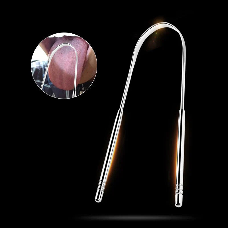 Stainless Steel Tongue Scraper – Daily Oral Care Tool
