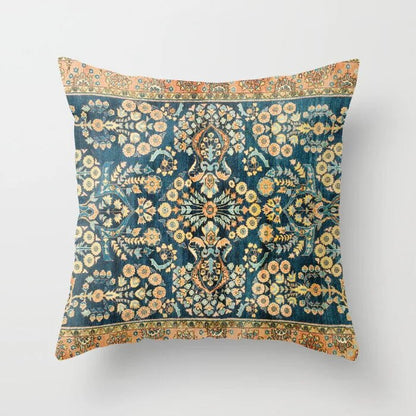 Oriental Pillowcase with Hidden Zipper