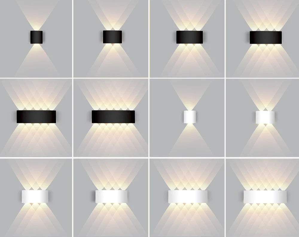 Indoor LED Wall Light with Up-Down Light – Warm White