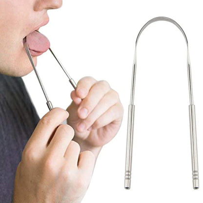 Stainless Steel Tongue Scraper – Daily Oral Care Tool