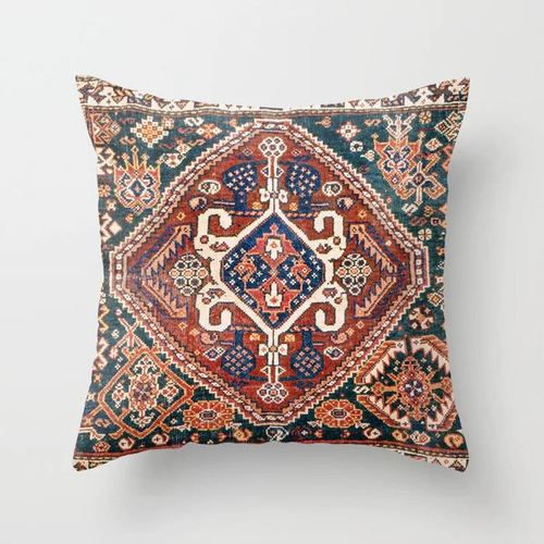 Oriental Pillowcase with Hidden Zipper