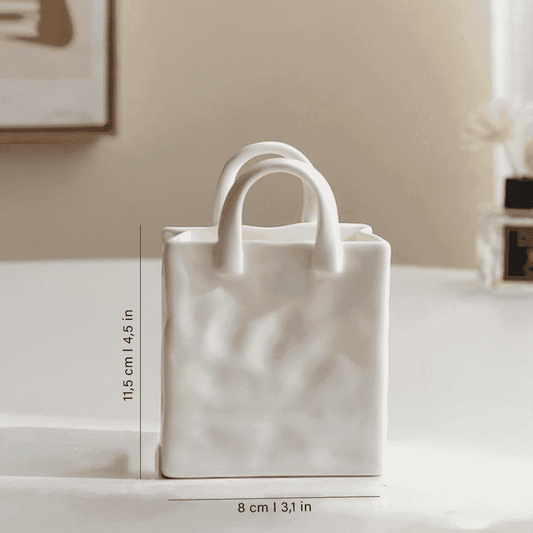 Handbag Vase Porcelain 8-15 cm – Creative Decor