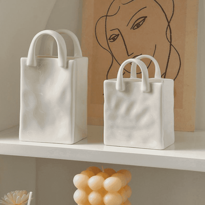 Handbag Vase Porcelain 8-15 cm – Creative Decor