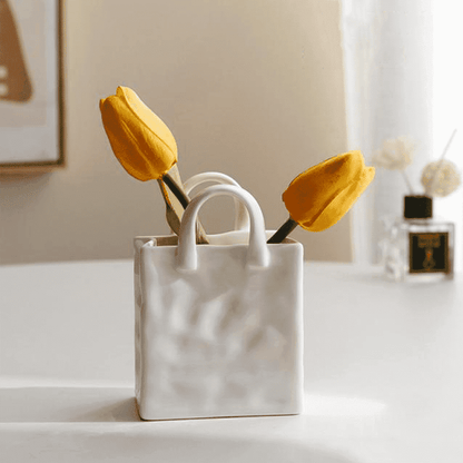 Handbag Vase Porcelain 8-15 cm – Creative Decor
