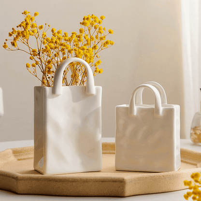 Handbag Vase Porcelain 8-15 cm – Creative Decor