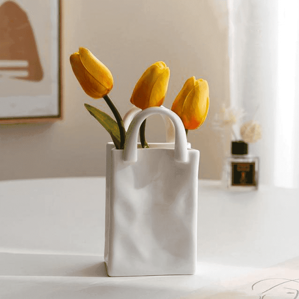 Handbag Vase Porcelain 8-15 cm – Creative Decor