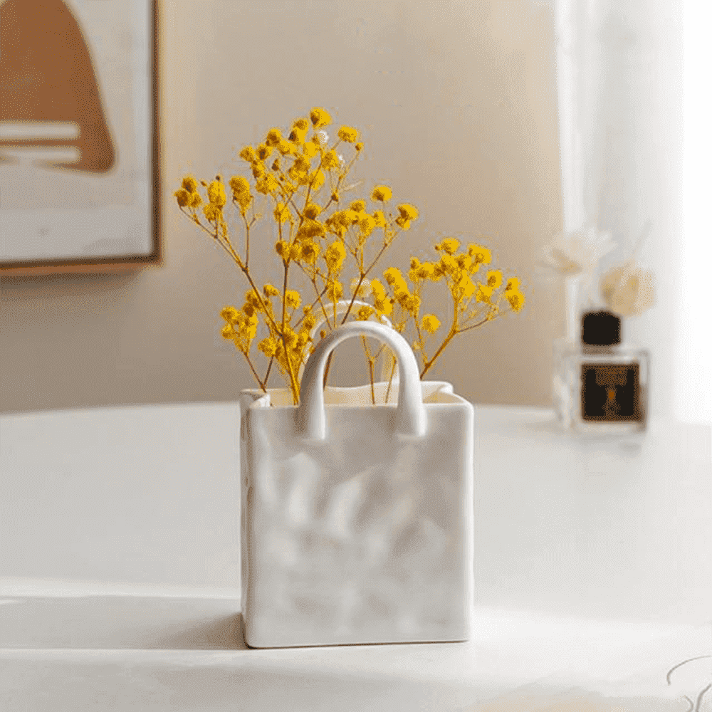 Handbag Vase Porcelain 8-15 cm – Creative Decor