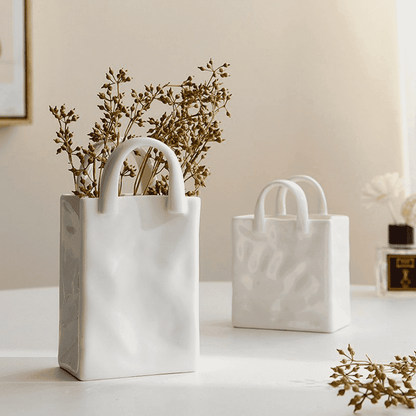 Handbag Vase Porcelain 8-15 cm – Creative Decor