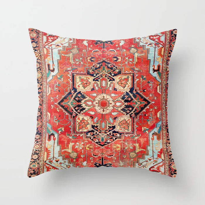 Oriental Pillowcase with Hidden Zipper