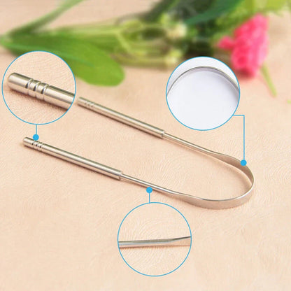 Stainless Steel Tongue Scraper – Daily Oral Care Tool