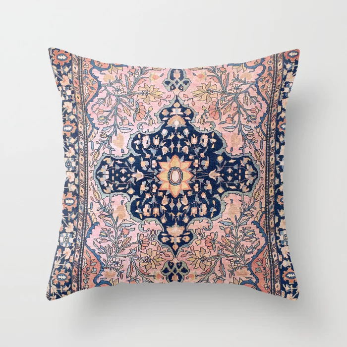 Oriental Pillowcase with Hidden Zipper