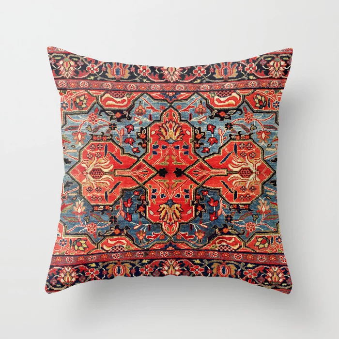 Oriental Pillowcase with Hidden Zipper