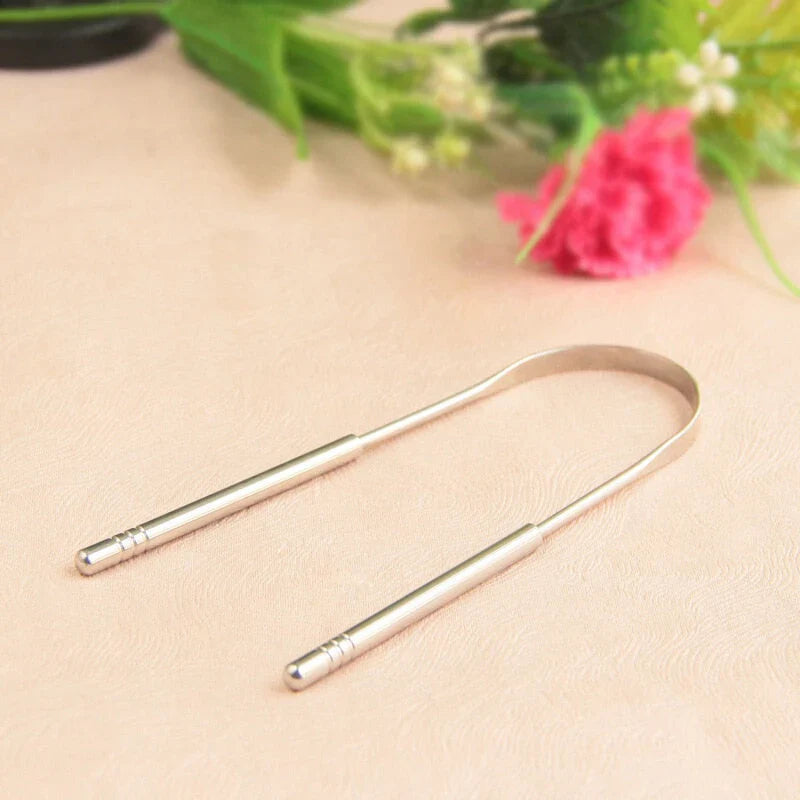 Stainless Steel Tongue Scraper – Daily Oral Care Tool