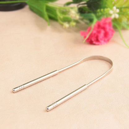 Stainless Steel Tongue Scraper – Daily Oral Care Tool