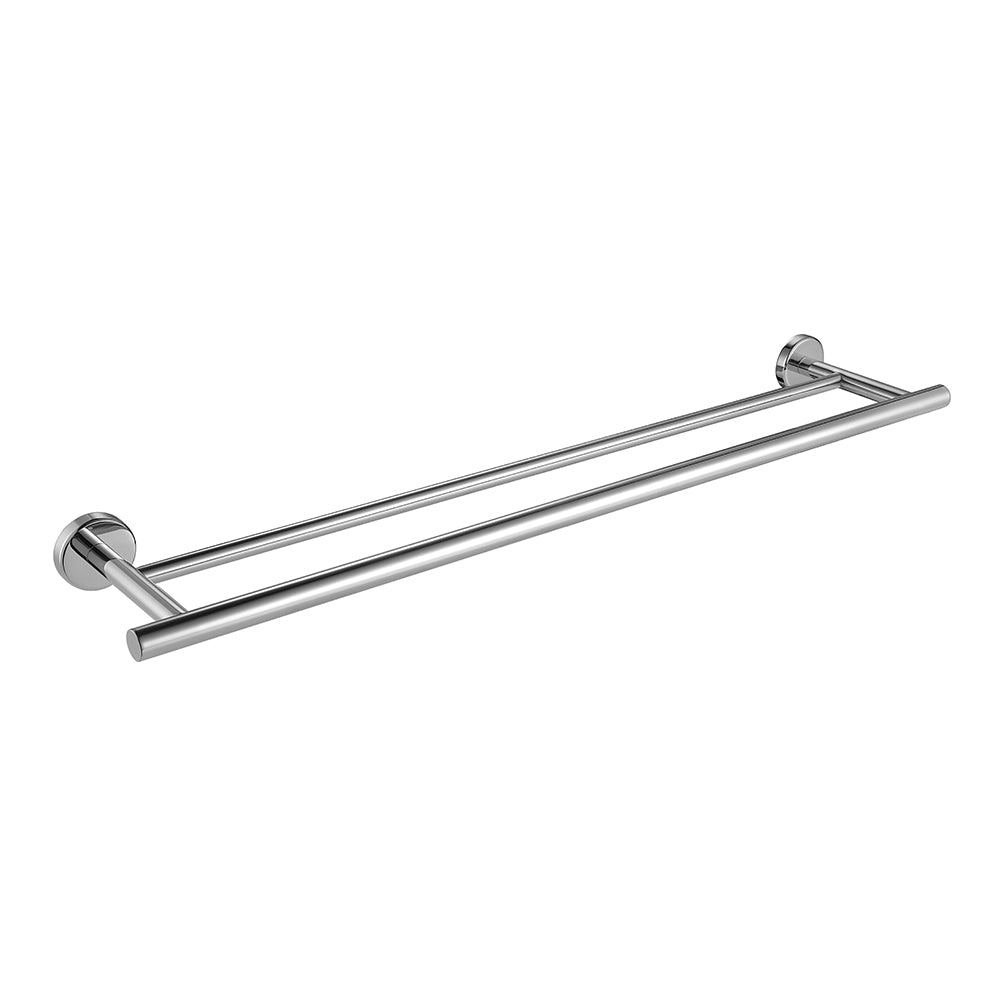Stainless Steel Double Towel Holder for Wall Mounting