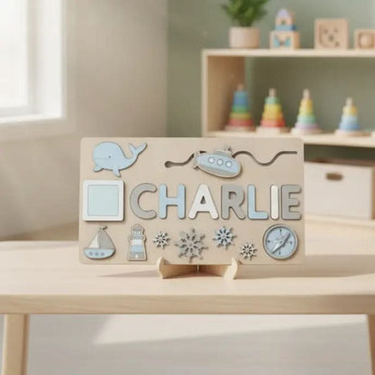 Personalized Wooden Name Puzzle for Letter Learning