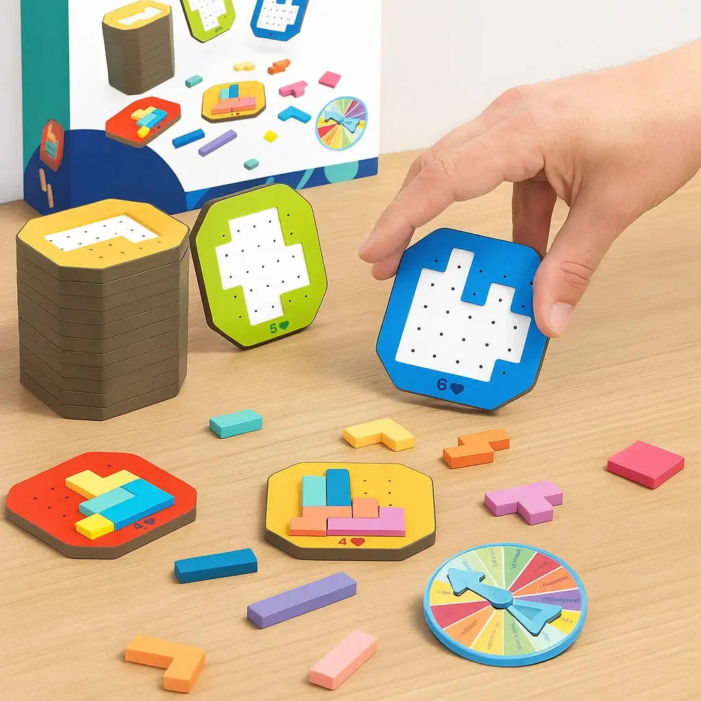 Logik-Puzzlespiel – Fördert Kreativität, Fokus & gemeinsames Lernen Mivoza Deutschland