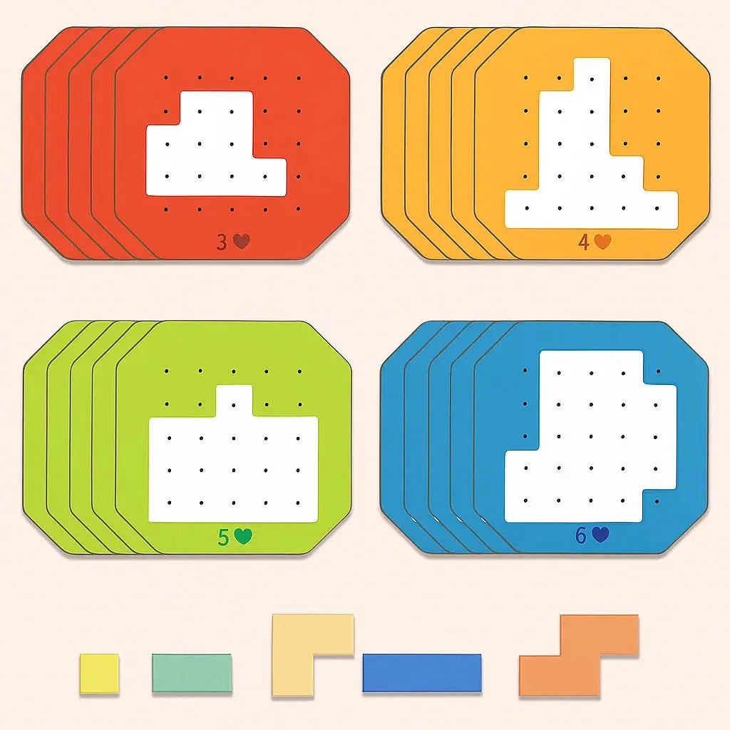 Logik-Puzzlespiel – Fördert Kreativität, Fokus & gemeinsames Lernen Mivoza Deutschland