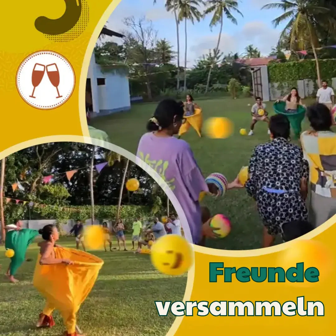 Outdoor-Fangspiel mit Riesenhose für Gruppenspaß Mivoza Deutschland