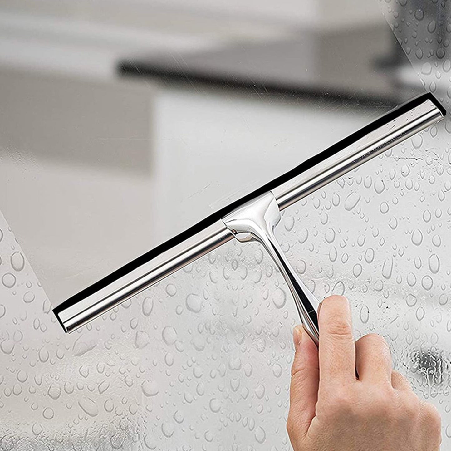 Stainless Steel Shower Squeegee – Streak-Free Cleaning