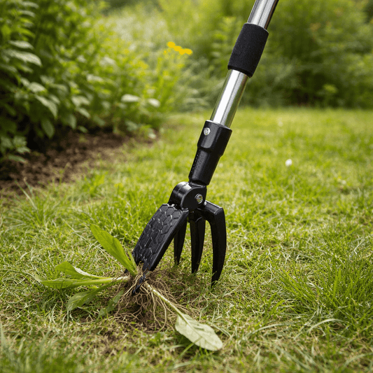Ergonomic Long-Handled Weed Puller – Remove Weeds