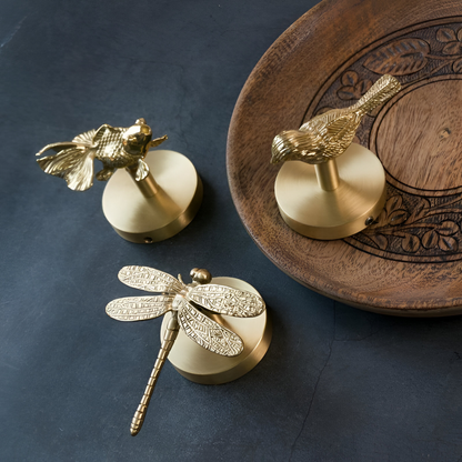 Animal Wall Hooks with Gold Finish