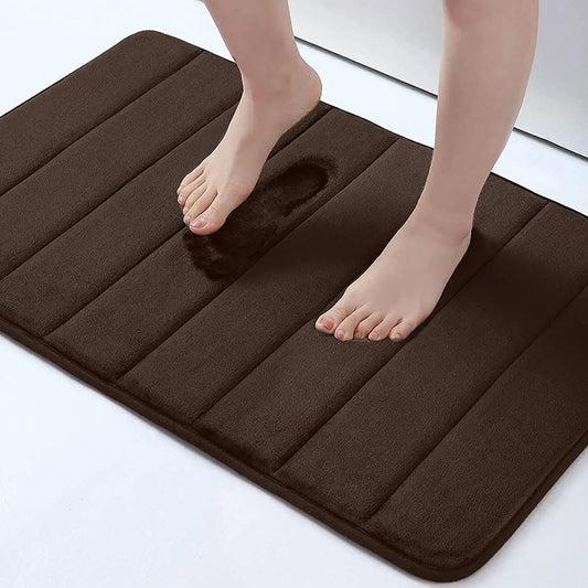 Memory foam bath mat non-slip with 3D design