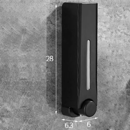 Wall-mounted soap dispenser with 1-3 chambers and 500ml capacity