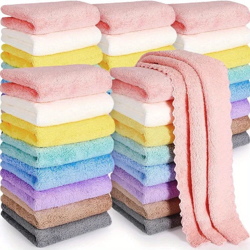 Washcloth set 20-piece polyester cm