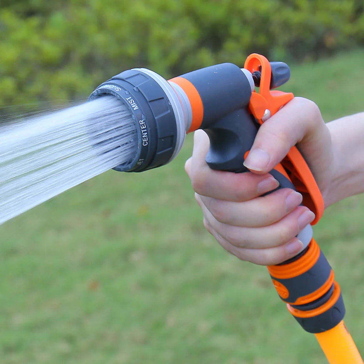 Garden Spray Gun with 8 Spray Patterns – For Watering, Rinsing, and Car Washing