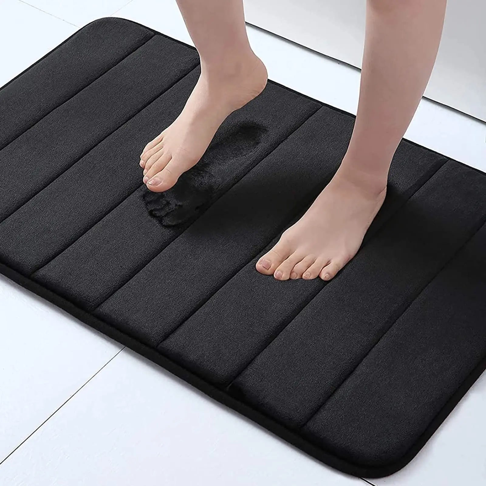 Memory foam bath mat non-slip with 3D design