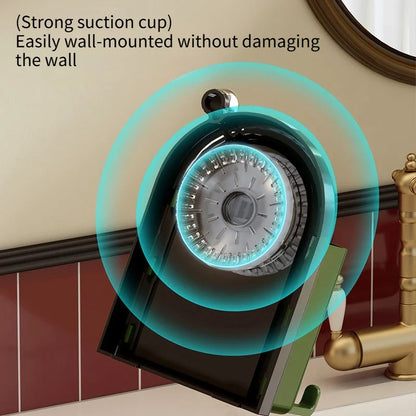Toothbrush holder with cup – wall mount without drilling