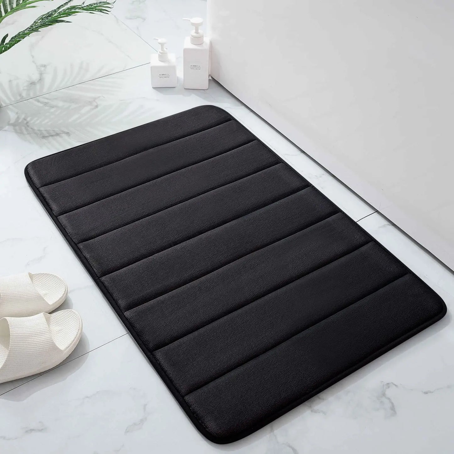 Memory foam bath mat non-slip with 3D design
