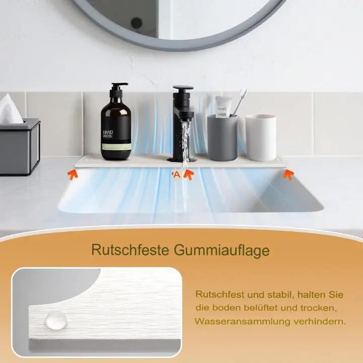 Saugstarke Steinmatte für Küche & Bad – Stilvoll, sauber und langlebig (2-teiliges Set) Mivoza Deutschland