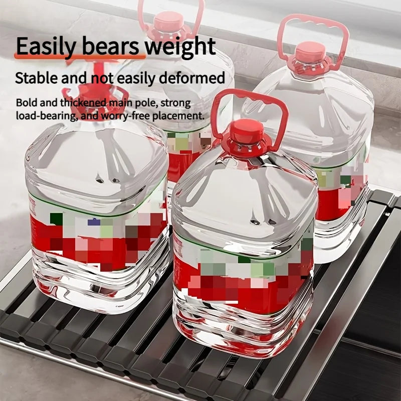 Roll-up Drain Shelf for the Sink – Space-Saving and Rollable