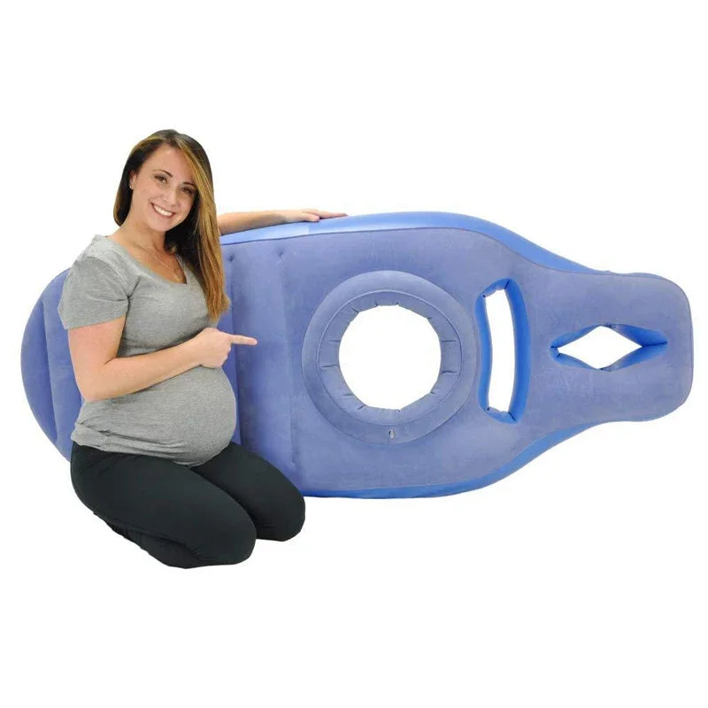 Inflatable Pregnancy Pillow with Yoga Mat Function