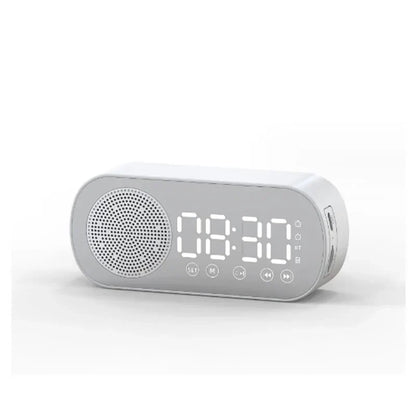 Bluetooth alarm clock with LED display and FM radio