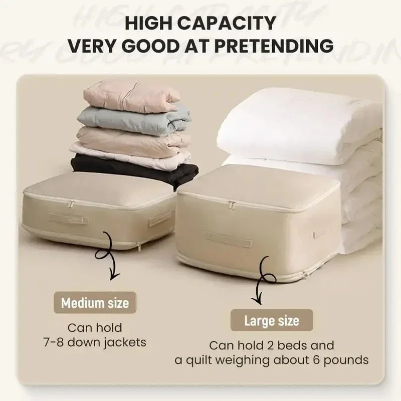 Storage Bag for Bedding – 40% More Space in the Closet