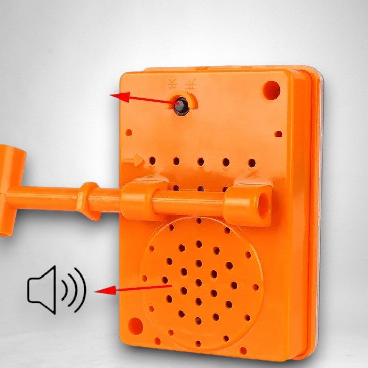 Solar Bird Repellent 360° – Reflective Scarecrow with Sound
