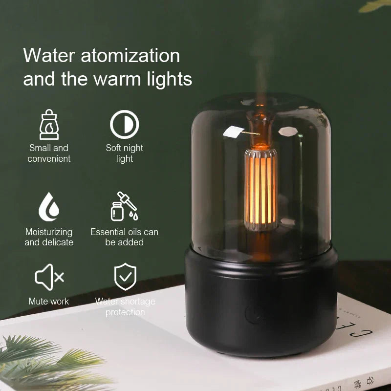Aroma diffuser with night light – 2-in-1 USB humidifier