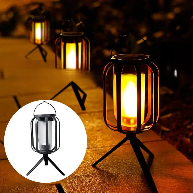 Solar Laterne mit 4 Einstellungen – Ideal für Camping & Gartenpartys Mivoza Deutschland