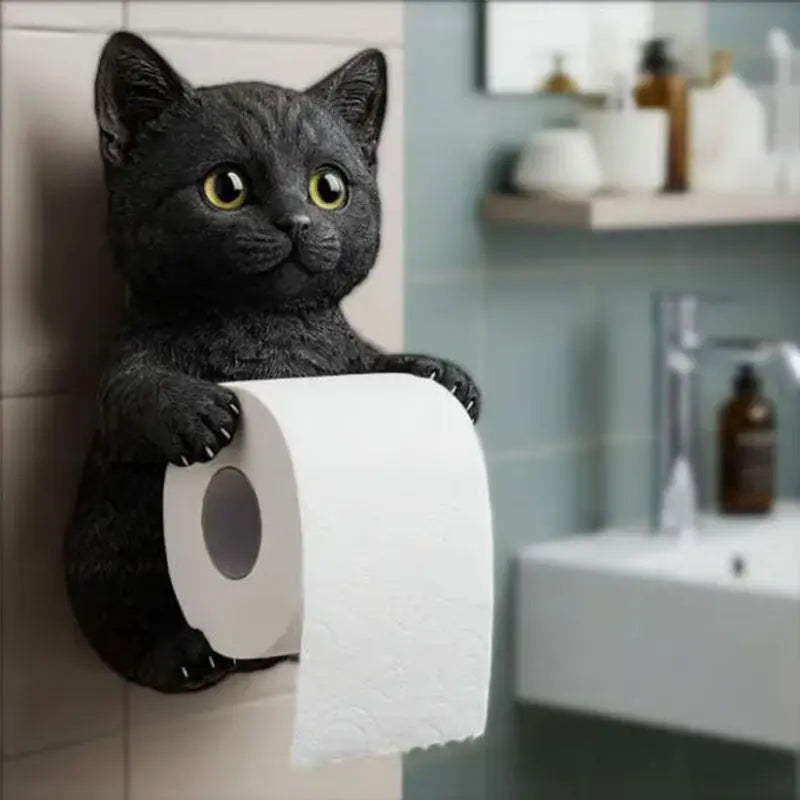 Toilettenpapierhalter Tierkopf — Robuster Harzhalter mit verspieltem Design Mivoza Deutschland