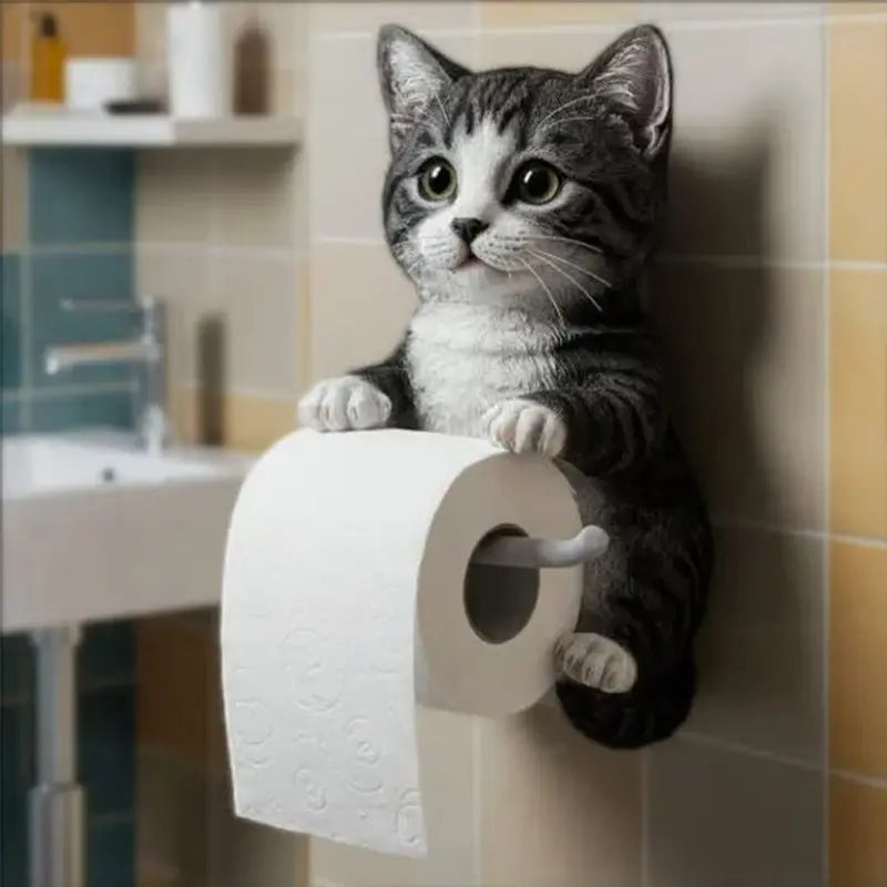 Toilettenpapierhalter Tierkopf — Robuster Harzhalter mit verspieltem Design Mivoza Deutschland