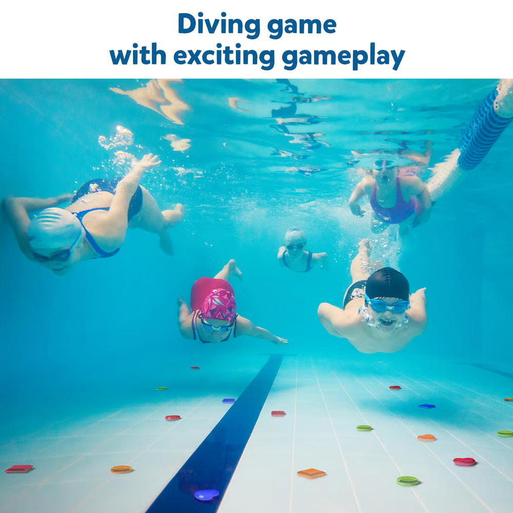 Unterwasser-Pool-Schatzsuche Spiel mit wasserdichten Edelsteinen und Karten Mivoza Deutschland